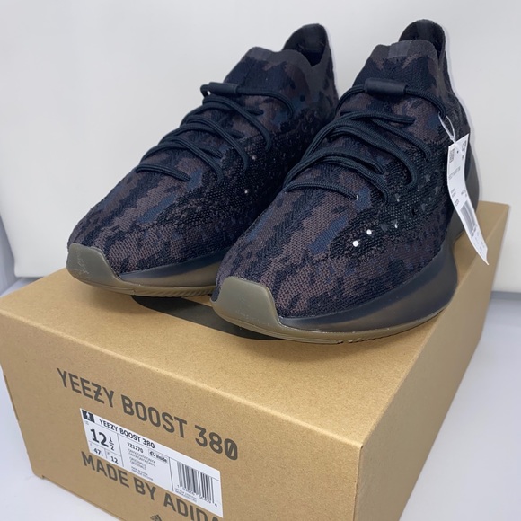 Yeezy | Men Men’s Adidas Yeezy Boost 380 Onyx